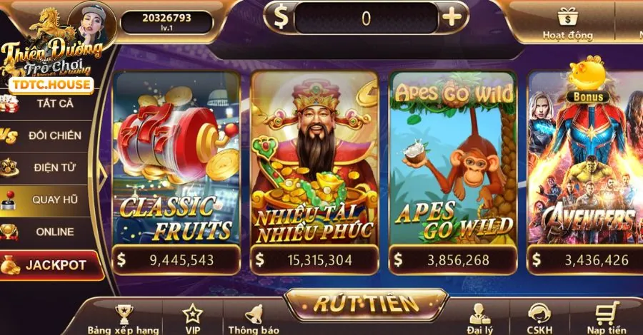 Máy Đánh Bạc (Slots) HM88